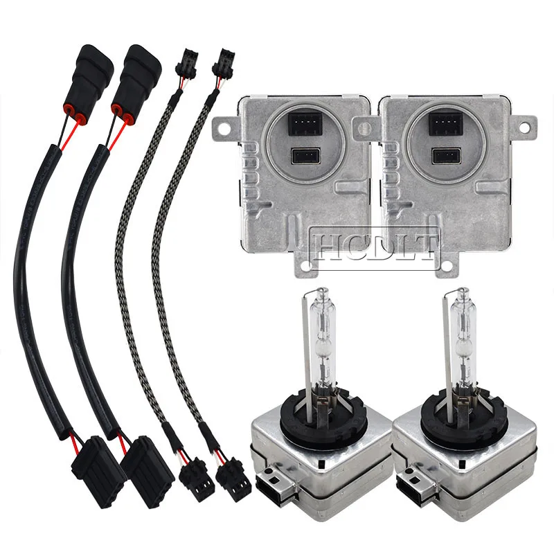 SKYJOYCE Wholesale 55W D1S Xenon HID Kit D1S D3S HID Ballast Kit 55W Xenon D1S D1R D3S 6000K 5000K 4300K Car Headlight Bulb Kit (2)