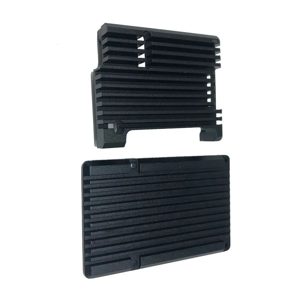 Для Raspberry Pi 3 алюминиевый чехол с двойным охлаждающим вентилятором металлический