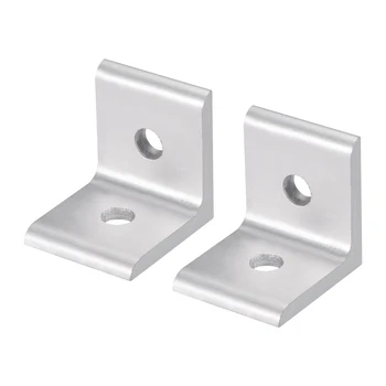 

uxcell Corner Bracket for 3030 Series Aluminum Extrusion Profile with Slot 8mm, 2 Pcs