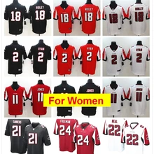 Женские футболки для футбола, Matt Ryan, Calvin Ridley evonta Freewomen, Deion Sanders