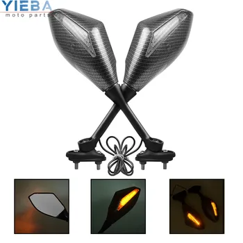 

Motorcycle Accessories Rearview Mirrors With Turn Signal LED Light For Honda CBR600F CBR600RR CBR 600F 600RR 900RR 1000RR CBF600