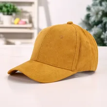 Бейсбольная кепка цвета макаруна, замшевая одноцветная Кепка с изогнутыми полями, мужская и женская кепка от солнца