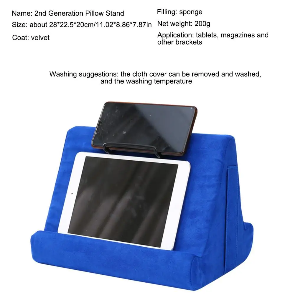 Подставка для планшета, Подушка-держатель для iPad, подушка для телефона, подставка на коленях, многоугольная мягкая подушка, подставка для мобильного телефона