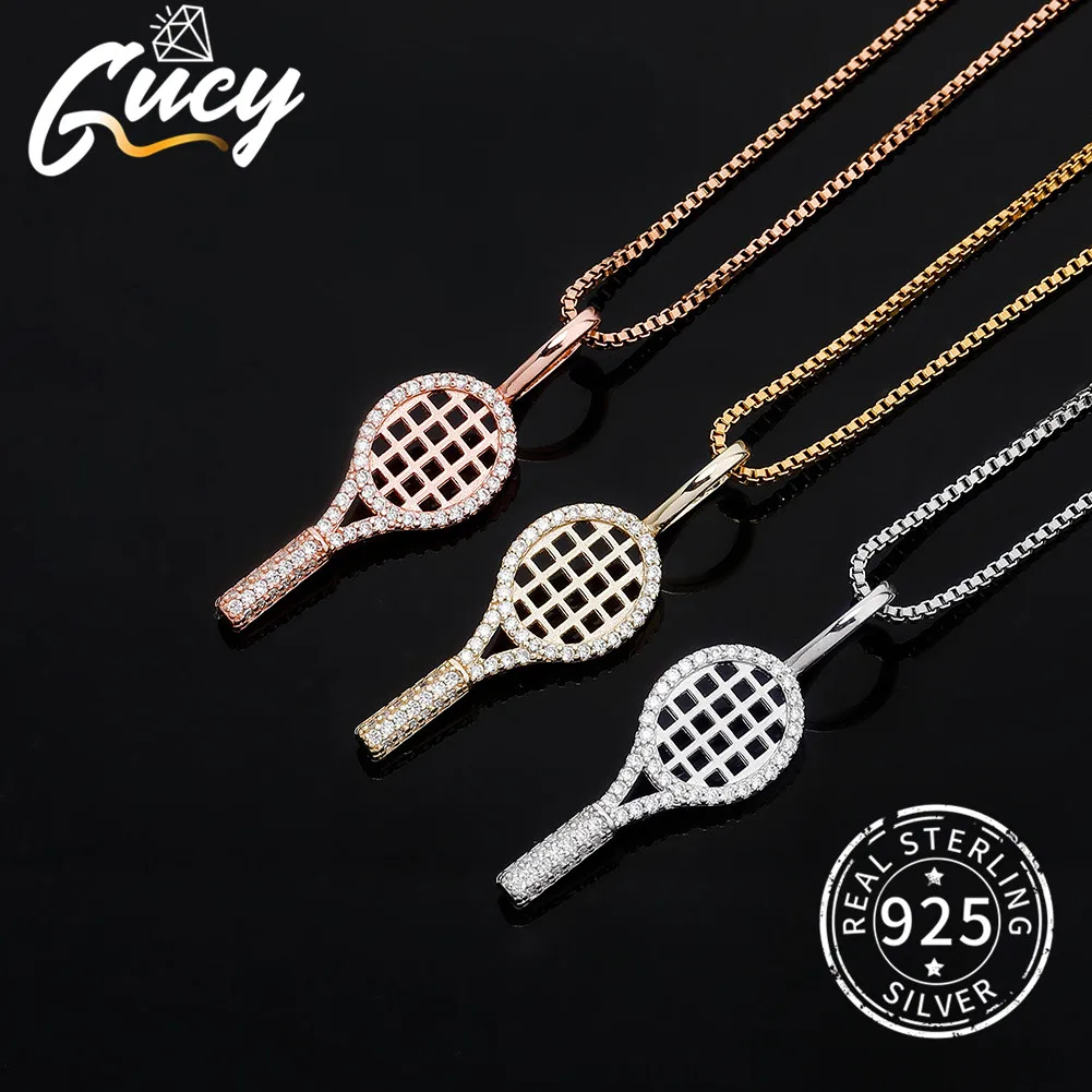 GUCY 925 Sterling Silver Tennis racket 