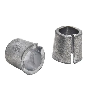 

1 Pair Car Battery Terminal Converters Post Adaptors Sleeves Sliver 1 x POS 1 x NEG Plumbum Car Accessories