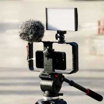 

-type photo bracket mobile phone interview video recording rack Micro film shooting bracket metal camera stable Shelf CD50 T