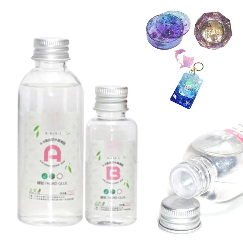 

2.5:1 Volume Crystal Glue Tool Transparent No Whitening Epoxy 100G PI669