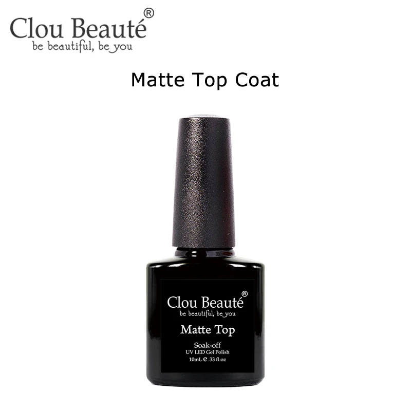 Clou Beaute 72 цвета гель-краска УФ/светодиодный гель для ногтей замачиваемый дизайн ногтей светодиодный лак для ногтей УФ-гель для ногтей DIY Краска паук гель лак - Цвет: Matte Top Coat