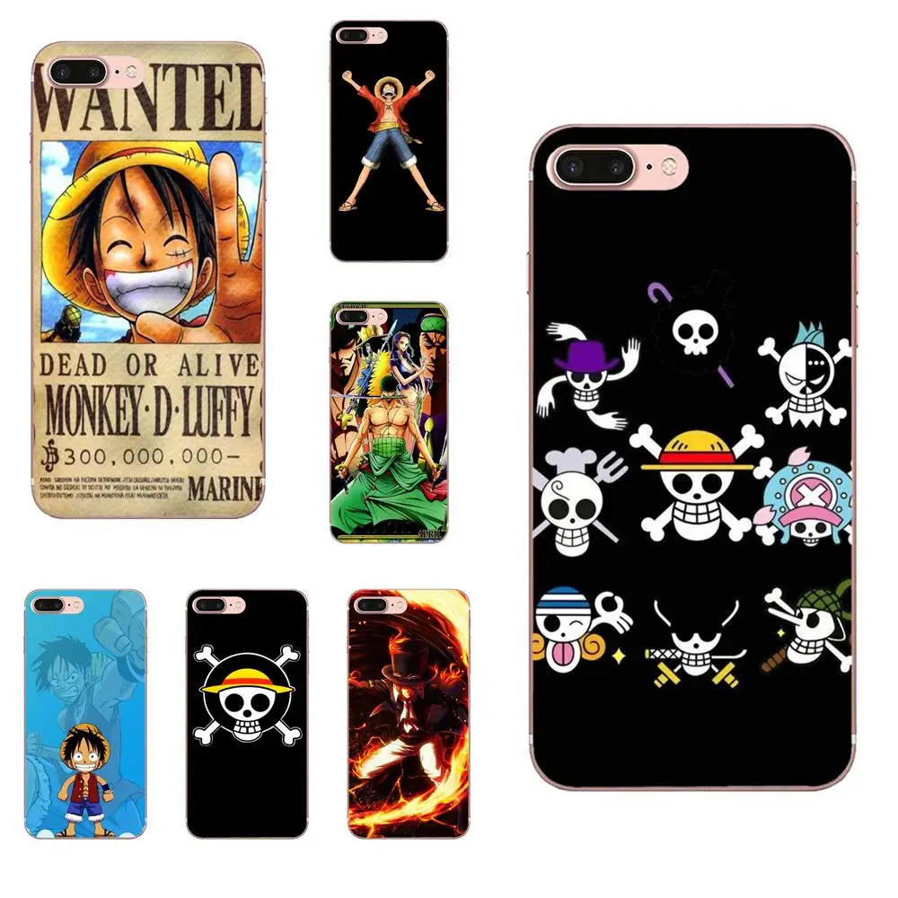 Для Huawei Mate 9 10 20 P P8 P9 P10 P20 P30 P40 Lite Pro Smart 2017 прозрачный чехол из ТПУ One Piece Luffy |