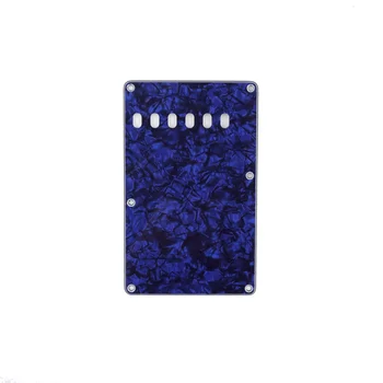 

Musiclily Vintage Style Strat Tremolo Backplate for Fender USA/Mexican Made Standard Stratocaster, 4Ply Blue Pearl