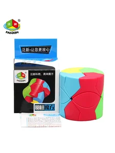 Новинка Fanxin Barrel Redi Cube Magic цилиндрическая головоломка Type без наклеек 3x3 для раннего детства образовательный cubo magico подарок для взрослых