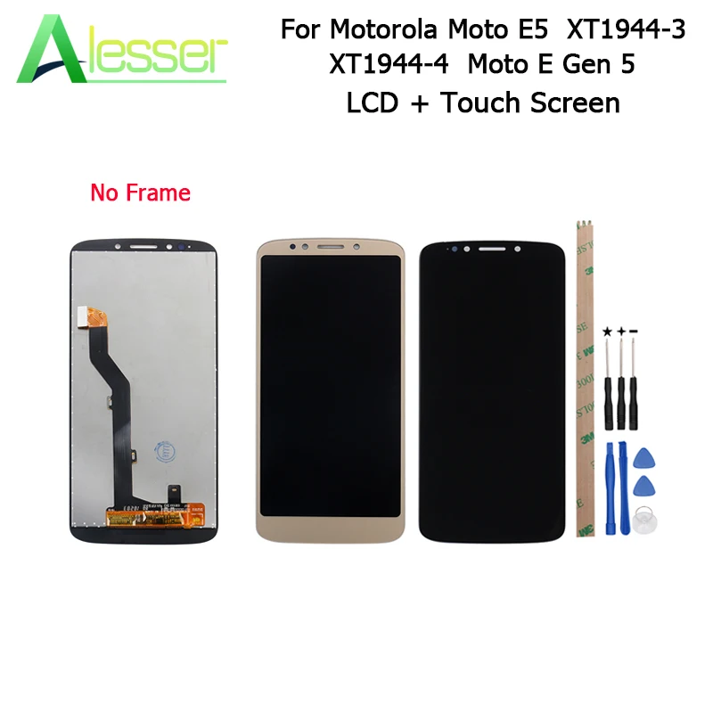 Alesser For Motorola Moto E5 XT1944 LCD Display +Touch Screen Digitizer Assembly E Gen 5 + Tools Adhesive | Мобильные телефоны и
