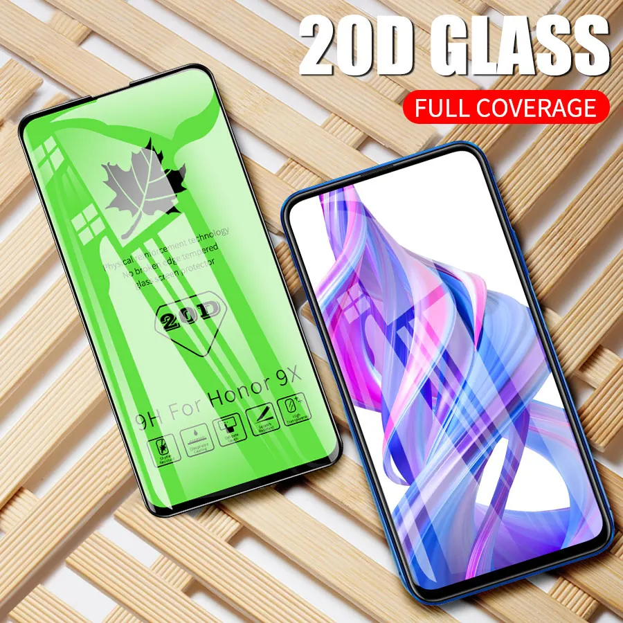 

20D For Huawei Honor 9x Pro nova 5 5i Honor 20 PRO 20i P20 Lite P Smart Z 2019 Full Glue Cover Tempered Glass Screen Protector