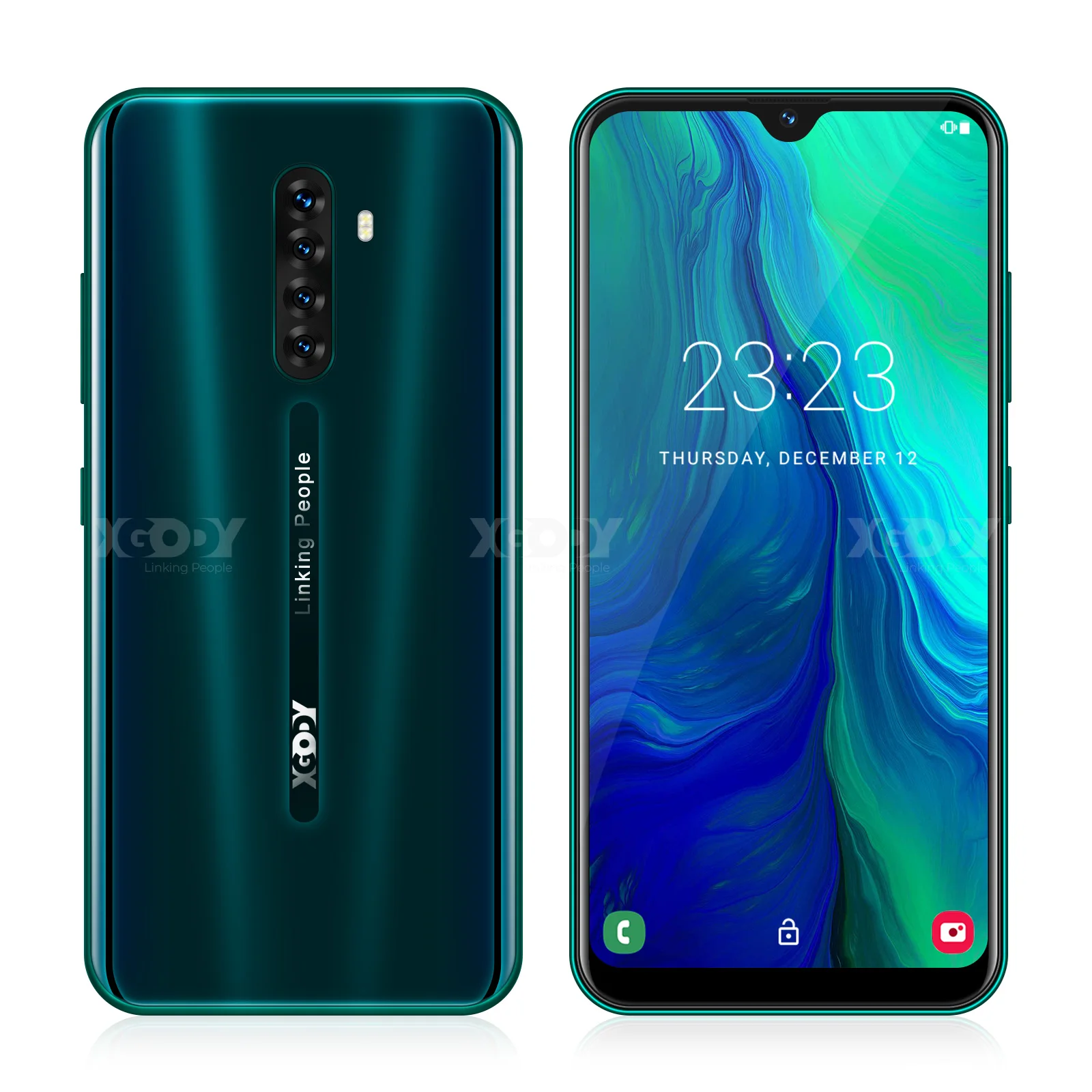  XGODY Note 8 4G Smartphone Android 9.0 6.3 Inch Waterdrop Screen 2GB 16GB MTK6737 8MP Dual Camera 2