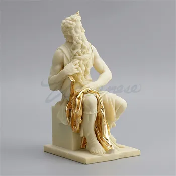 

Mose Figure Statue Resin Craft Home Decoration Accessories Creative Hebrew Judaism Art Gift R3341 Abstract Retail BOX Birthday