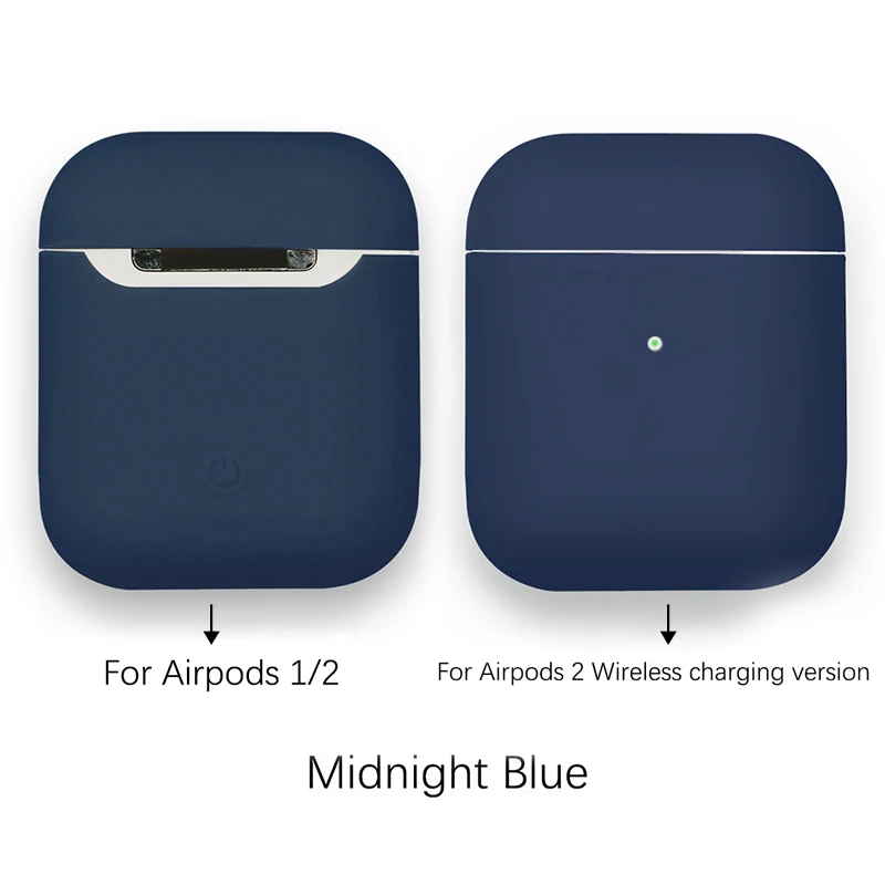 Soft Silicone Cases For Apple Airpods 1/2 Protective Bluetooth Wireless Earphone Cover For Air Pods Luxury Charging Box Bags