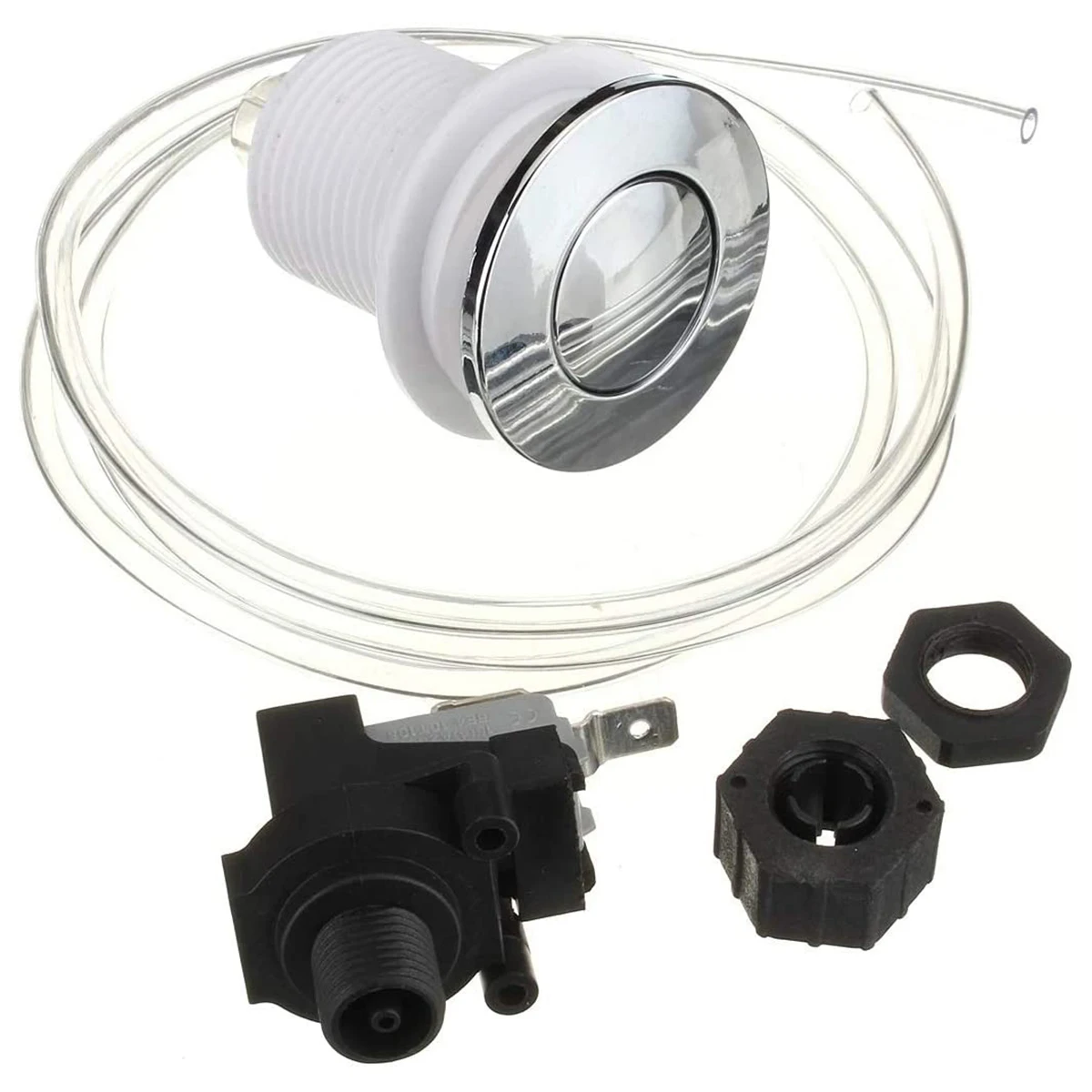 16A Air Button Switch On Off Push Kit Bath Tub Spa Waste Garbage Disposal Tubing Kits Pneumatic Air Pressure Switch Knob ► Photo 3/6