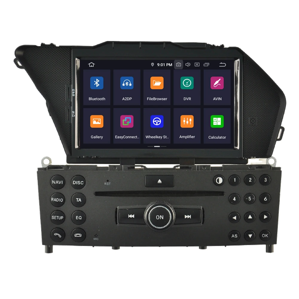 RoverOne Автомобильный мультимедийный плеер для Mercedes Benz GLK300 GLK350 X204 2008- Android 9,0 4G+ 64G Радио Стерео gps навигация