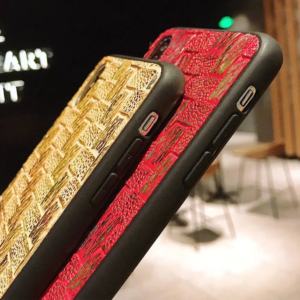 чехол на айфон 7 6 s xr чехлы Тканый кожаный для телефона iPhone 6S 8 Plus X XS MAX XR samsung S9 S10 huawei