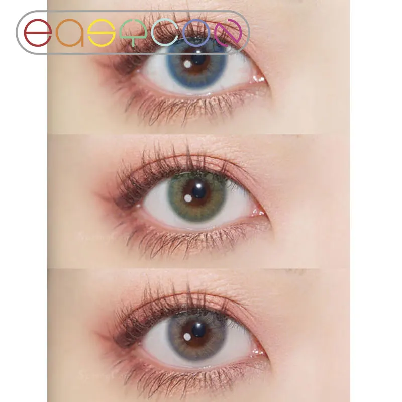 EASYCON Eyes Cosmetics Fantasy ocean solid цветные контактные линзы эксклюзивный годовой макияж
