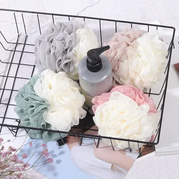 

1pc Soft Shower Mesh Foaming Sponge Black Bath Bubble Ball Body Skin Cleaner Body Cleaning Tools Bathroom Accessories Bath Mesh