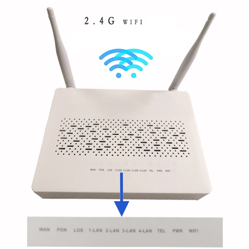 Заводская распродажа EPON ONU ONT 1GE+ 3FE+ CATV+ wifi+ голосовая английская прошивка волоконно-оптический модем onu ont pon, работающий с zte OLT