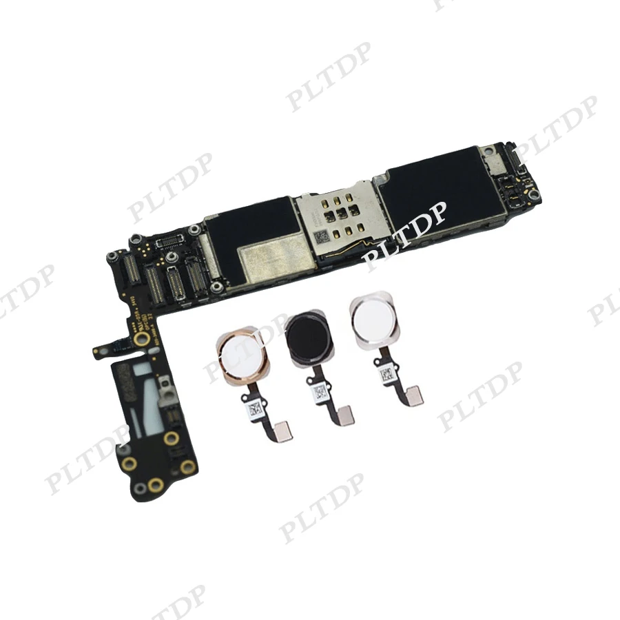 Для iphone 6 материнская плата с Touch ID/без Touch ID, оригинальная разблокированная материнская плата для iphone 6, 16 ГБ/32 ГБ/64 ГБ