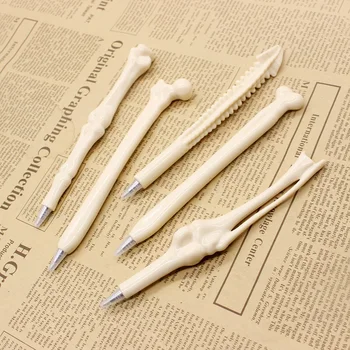 

100 Pcs Wholesale Bone Pen Ball Pens Toy Ballpoint Pen Stationery School Supplies Office Accessories Style