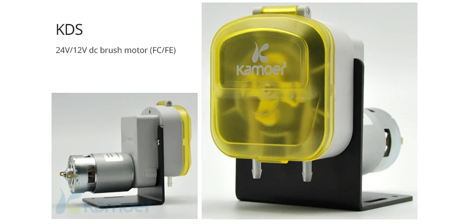 Kamoer KDS 12 V/24 V DC перистальтический водяной насос, используемый для химической дозирования жидкости передачи