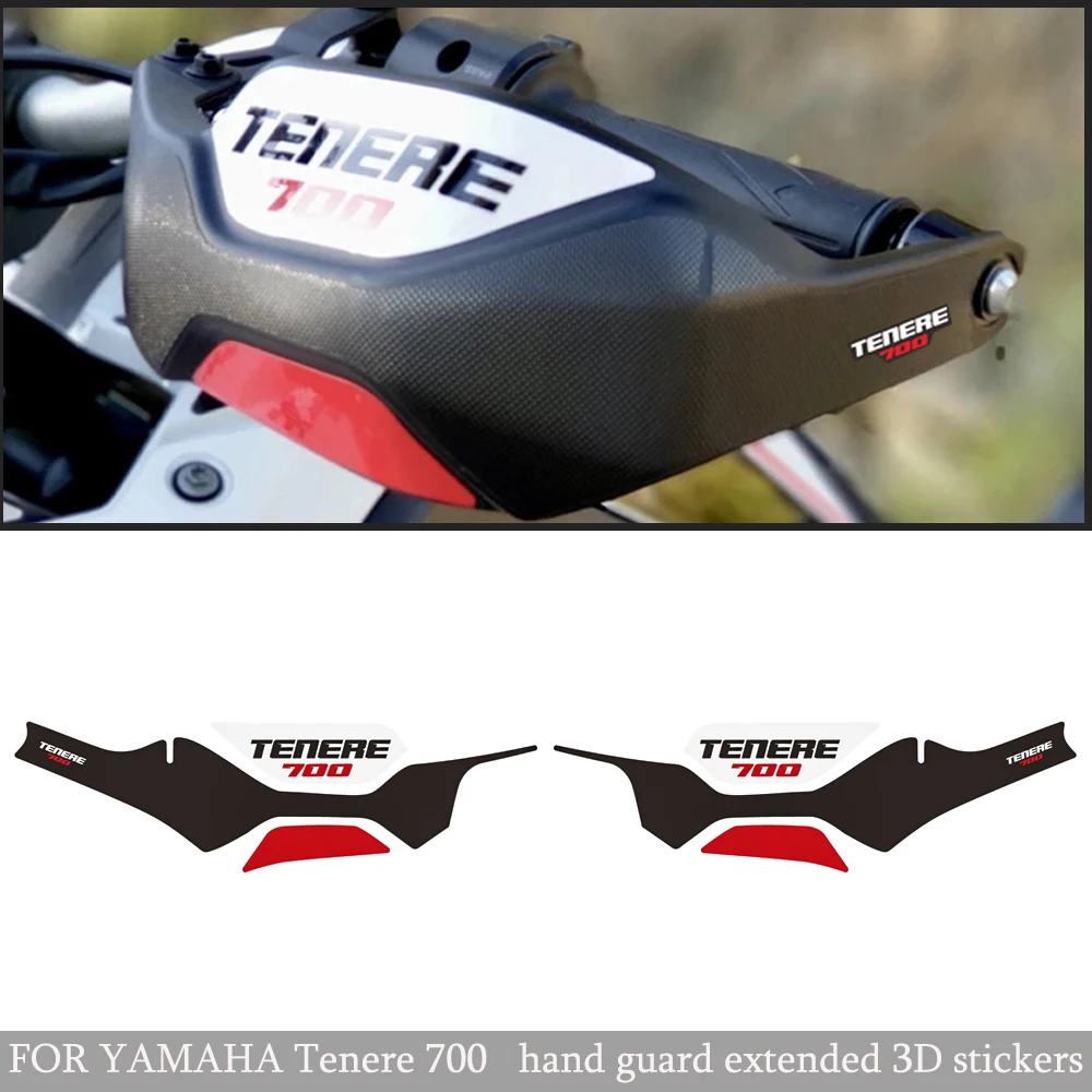 motorcycle accessories 3D gel stickers original hand guard sticker for yamaha Tenere 700 T700 T7 XTZ690 2020 | Автомобили и