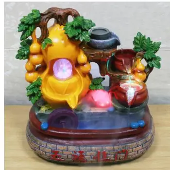 

Decoration technology of bonsai humidifier office living room for rockery water fountain Home Factory Direct Selling Coloured Re