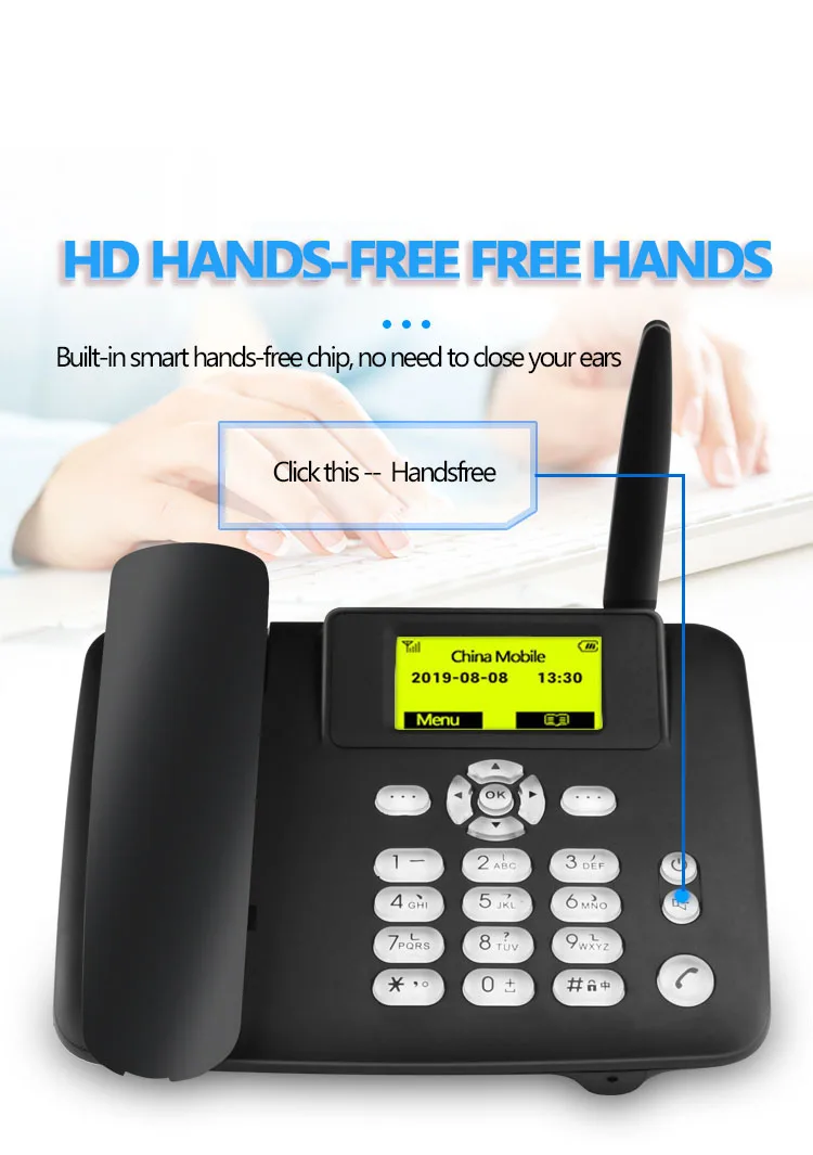 Telefone sem fio para idosos gsm apoio