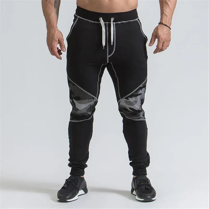 

Mens Breathable Designer Pants Camouflage Print Drawstring Sport Style Homme Clothing Regular