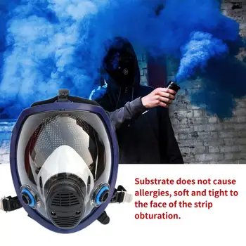 

Lightweight Full Face Chemical mask Anti-Gas Mask Acid Dust Respirator Paint Pesticide Spray Silicone Filter Face Mask