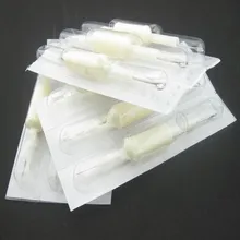 30 шт 5RL 7RL 9RL 5M1 Иглы для татуировки с белыми одноразовыми наконечниками для татуировки