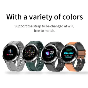 

Smart Bracelet Temperature Measurement Bracelet Blood Pressure Blood Oxygen Heart Rate Step Sleep Monitoring F68 Smartwatch