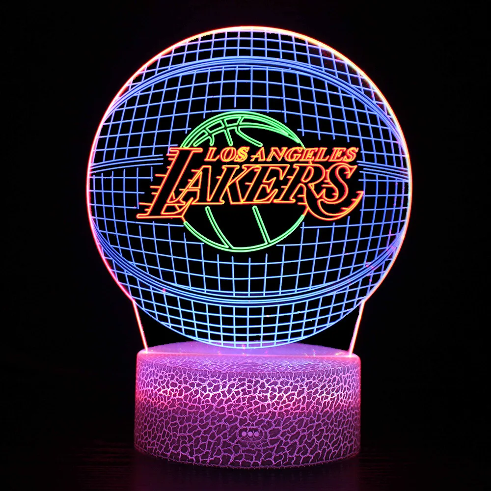 Basketball Night Light Lamp Basketball 3d Illusion Lamp 3d Night