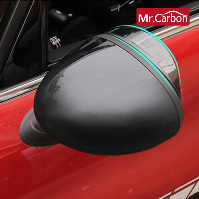 2 pcs Car rearview mirror rain eyebrow sun visor rain cover For BMW MINI ONE COOPERS F54 F55 F56 F60 R55 R56 R60R61 car styling