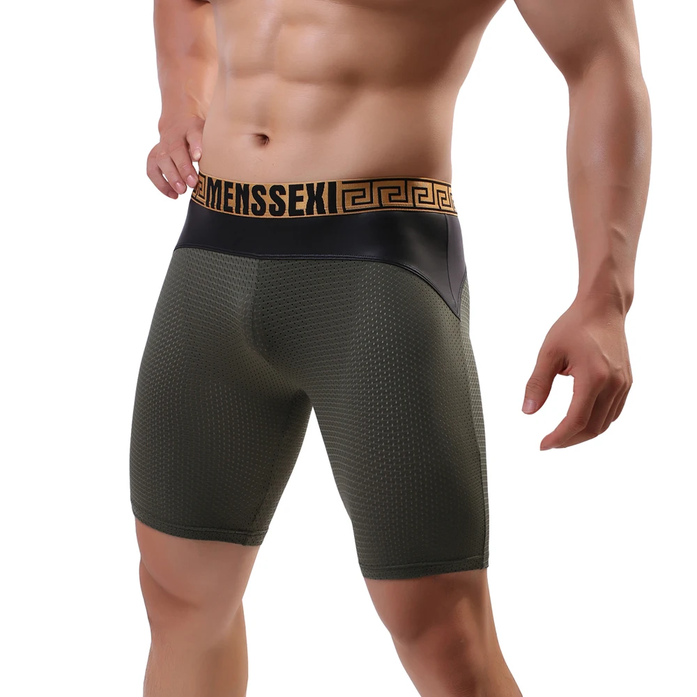 Сетчатые дышащие мужские Компрессионные шорты для тренировок, фитнеса, кроссфита, обтягивающие удобные короткие штаны