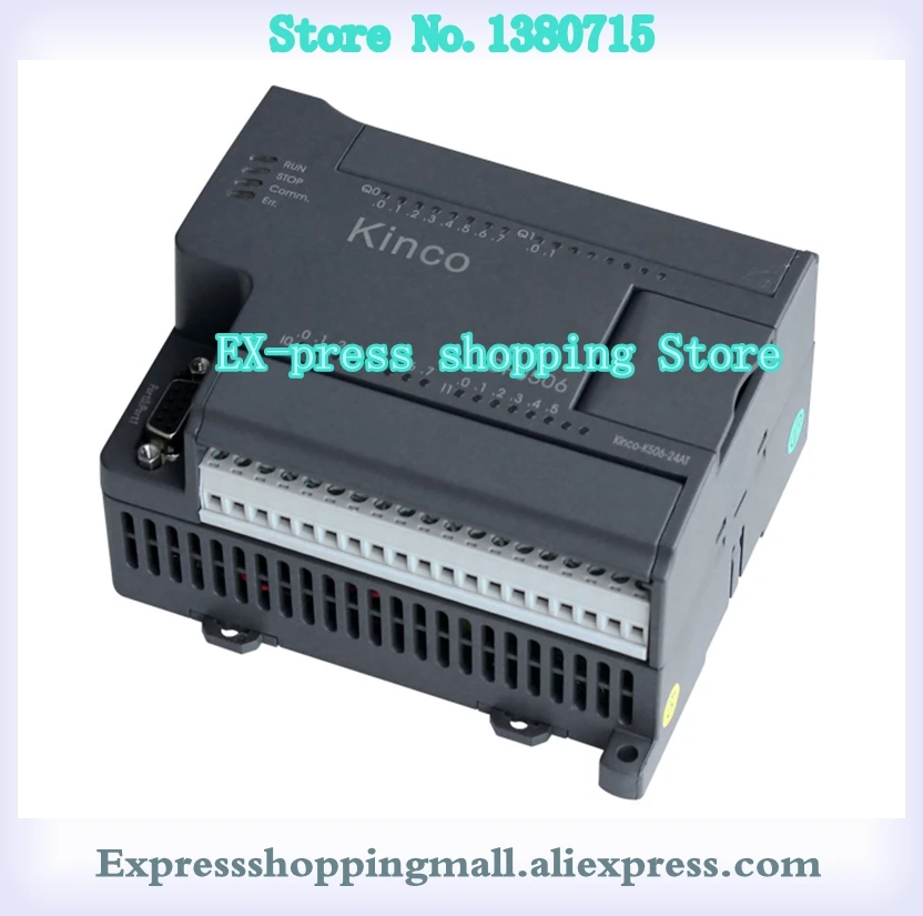 Новый оригинальный K506-24AT KINCO PLC CPU AC85-265V источник питания 14DI 10DO транзистор |