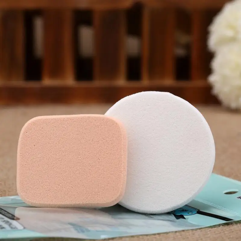 1 set Sponge Powder Puff Makeup Base Foundation Cosmetic Puff Smooth Women Makeup Beauty Tool Kit 2 pcs