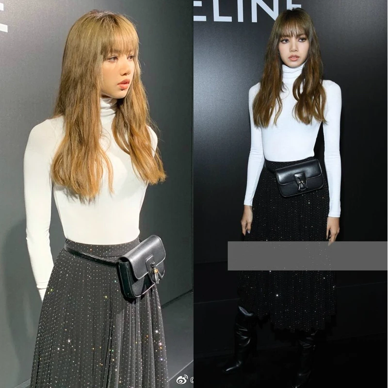 Kpop Blackpink Lisa Fans same white Sweatshirt Female Streetwear Clothes Harajuku Gothic Women Hoodies Pullovers Korean warmTops