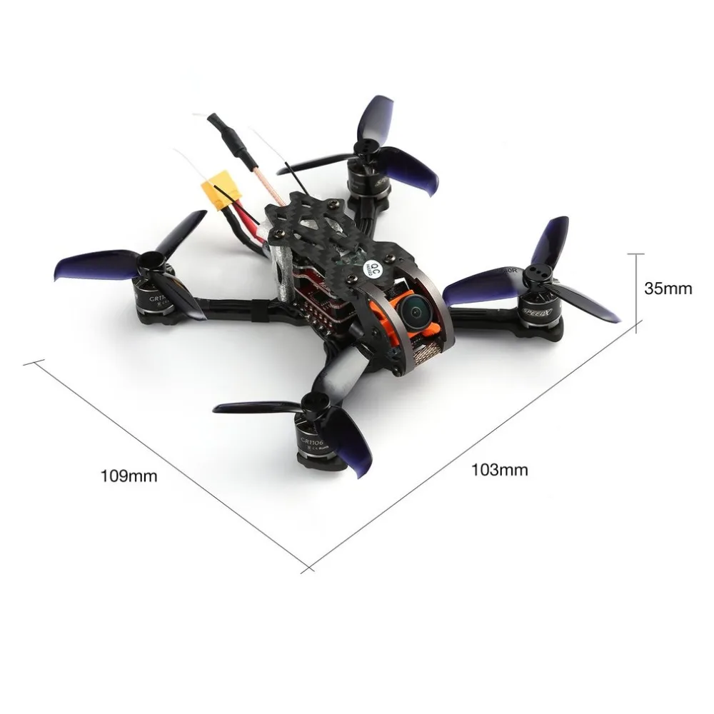 GEPRC Феникс 2,5 125 мм 5,8 Г 600TVL бесщеточная камера FPV микро RC гоночный Дрон с высокоскоростным Frsky приемником BNF