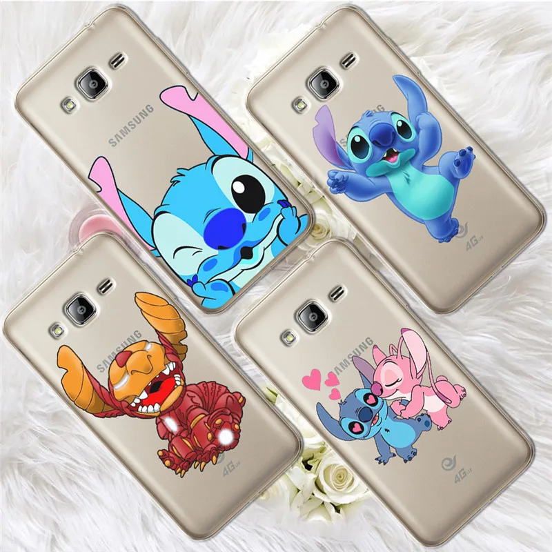 

Stitch Cartoon For Samsung Galaxy J3 J4 J5 J6 J7 J8 Plus 2016 2017 2018 J2 Prime phone Case Cover Coque Etui funda Capinha capa