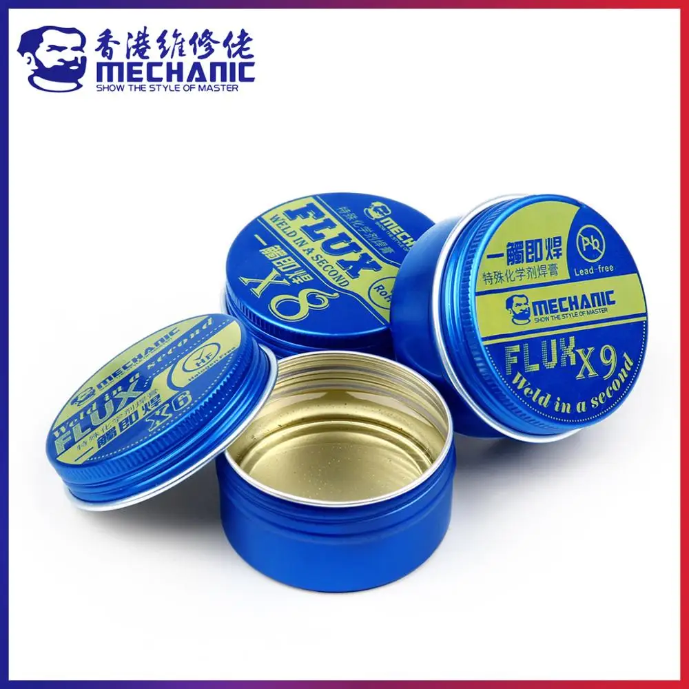 

MECHANIC Original Imported Mild Rosin Halogen-Free Lead-Free Soldering Paste PCB BGA No-Clean Solid Welding Flux Repair Solder