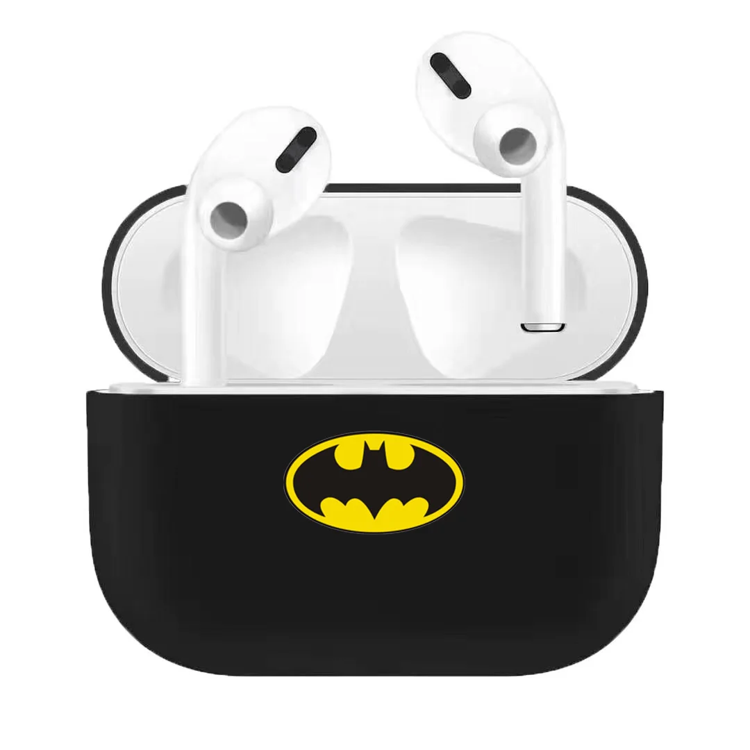 Black batman Чехол для AirPods Pro Чехол Мягкий Silixone беспроводной Bluetooth чехол для наушников для Apple Airpods 3 pro Чехол Для Air pods pro 3 - Цвет: Black batman