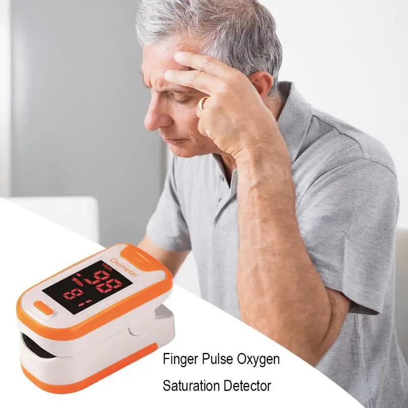 Бытовой цифровой Пальчиковый однопальцевой пульсовой оксиметр кислорода в крови тест работоспособности подходит для людей с заболеваниями дыхательных путей