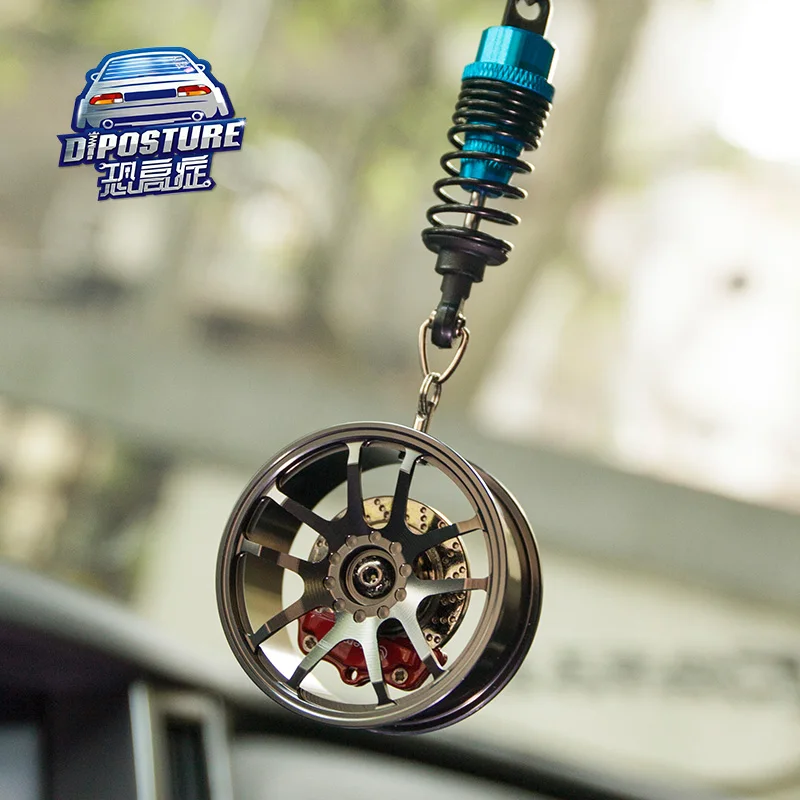 BBS shock absorber hub rear-view mirror mount hellaflush Chao brand aluminium alloy car interior mount - Название цвета: Оранжевый