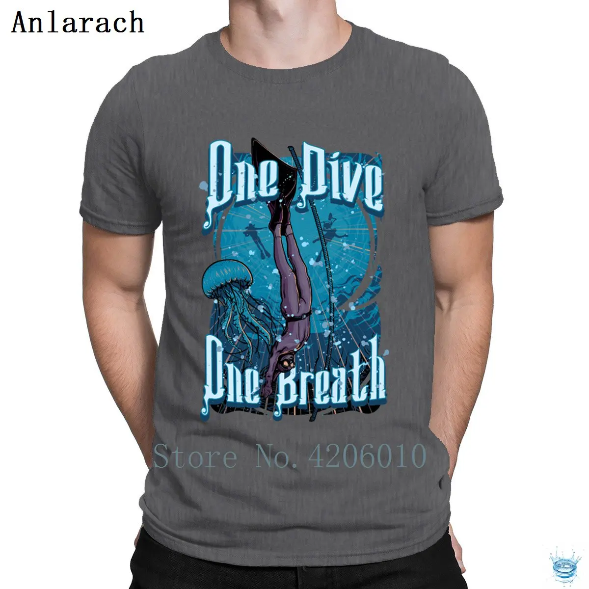 One Dive One breediving, футболки, новинка, короткий рукав, милые, Homme, футболка для мужчин, креативная, веселая, солнечный свет, футболка