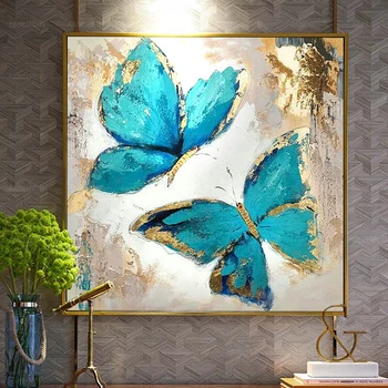 

Animal Butterfly Painting Wall Artwork Modern Nordic Style Canvas Picture Print Watercolor Modular Home Living Room Decor Poster